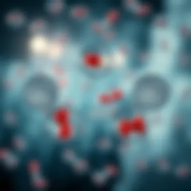 Diagram showing mechanisms of action for worm medications