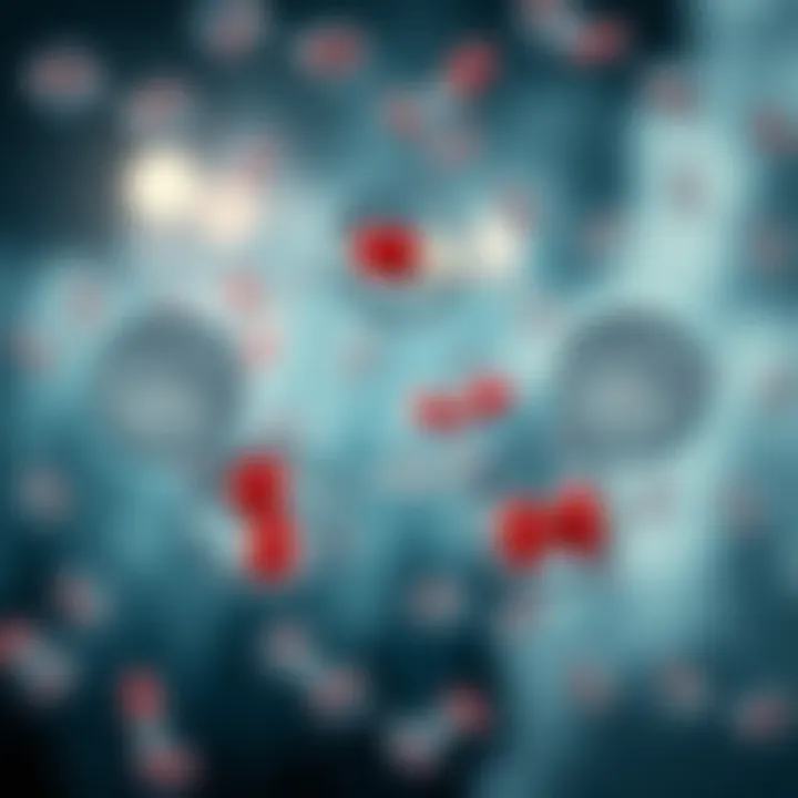 Diagram showing mechanisms of action for worm medications