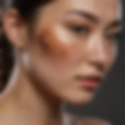 Illustration of Mongolian spots on skin