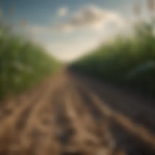 Lush cornfield thriving with natural fertilizer