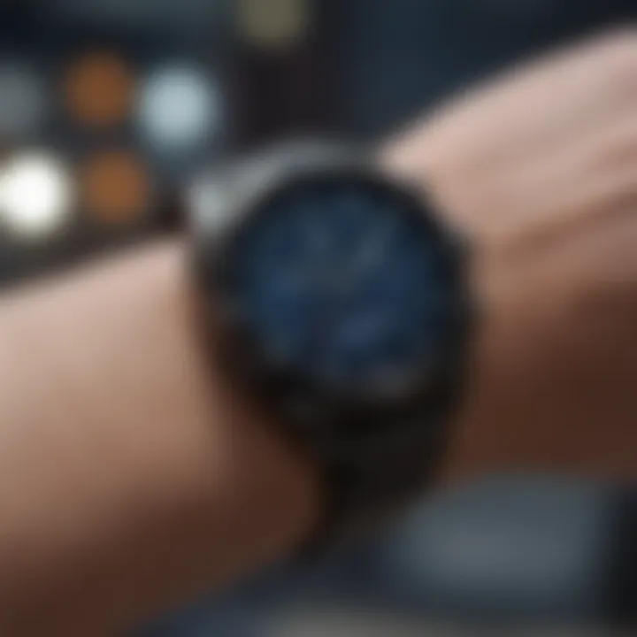 AI integration in smartwatch software interface