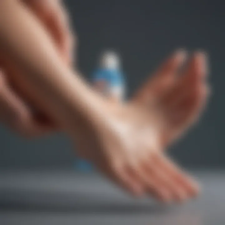 An infographic detailing the benefits of various lotions for neuropathy treatment.