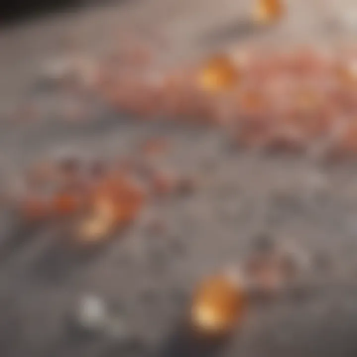Close-up of key ingredients found in neuropathy lotions, emphasizing their therapeutic properties.