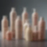 A collection of lotions highlighted for neuropathy relief, showcasing their varied textures and packaging.