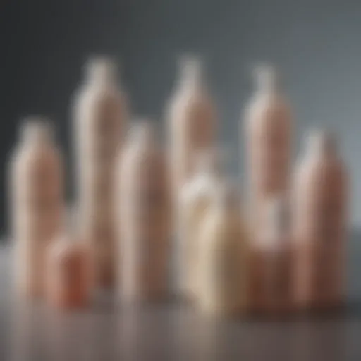 A collection of lotions highlighted for neuropathy relief, showcasing their varied textures and packaging.