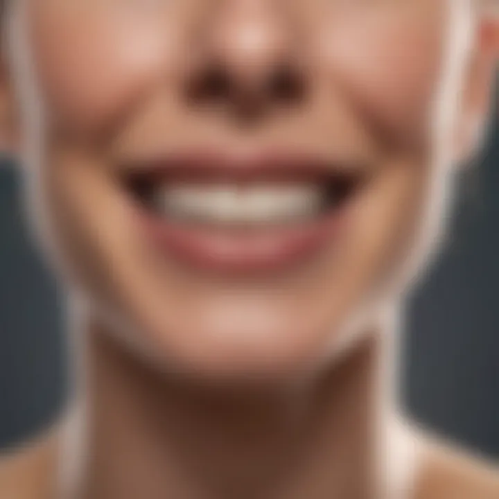 Before and after of orthodontic treatment
