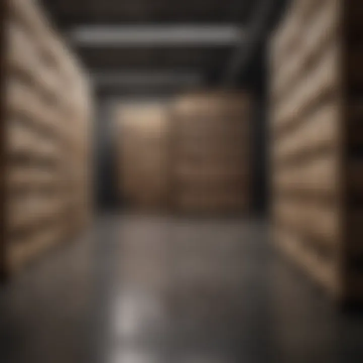 Efficient pallet arrangement showcasing optimal space utilization