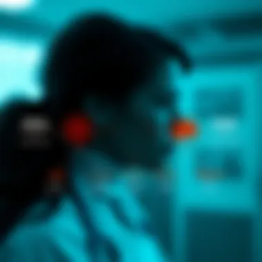 Diagram showing patient outcomes influenced by anxiety