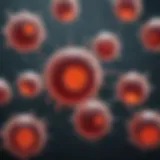 Illustration of stem cells derived from cord blood