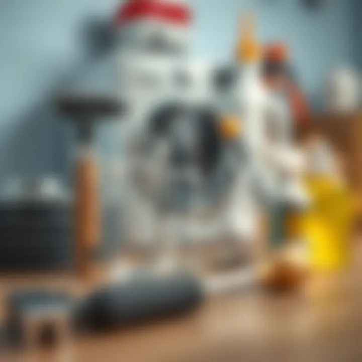 Home appliance cleaning tools and products