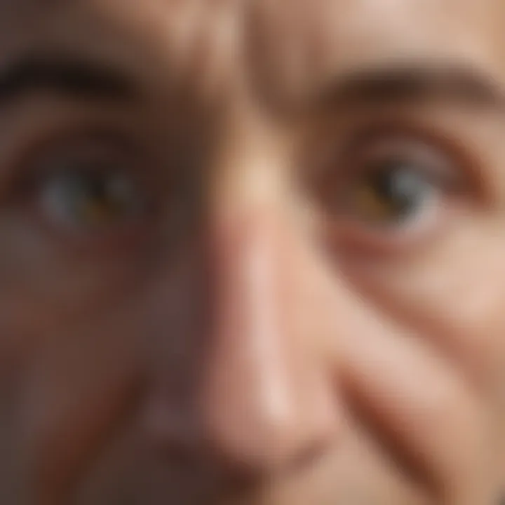 Illustration of dry macular degeneration stages