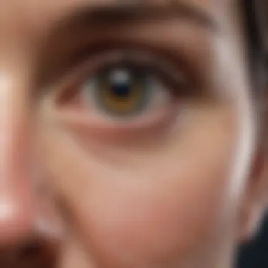 Visual representation of wet macular degeneration