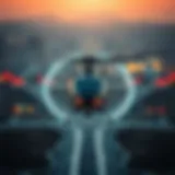 Advanced helicopter technology showcasing rotor dynamics