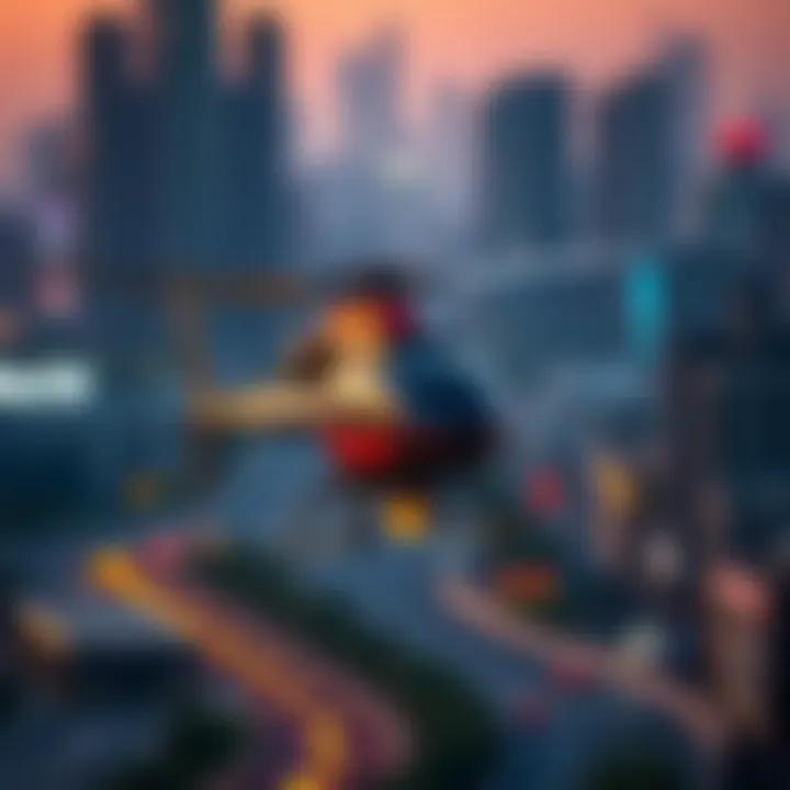 Commercial helicopter demonstrating urban air mobility