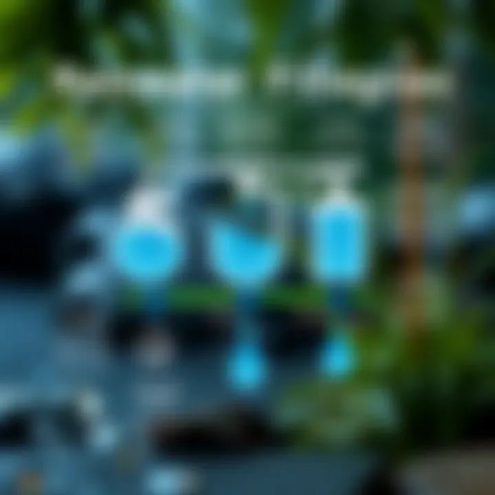 Infographic of Rainwater Filtration Techniques The filtration methods used in rainwater purification, illustrated through an infographic.