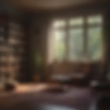 A cozy reading nook filled with inspiring literature