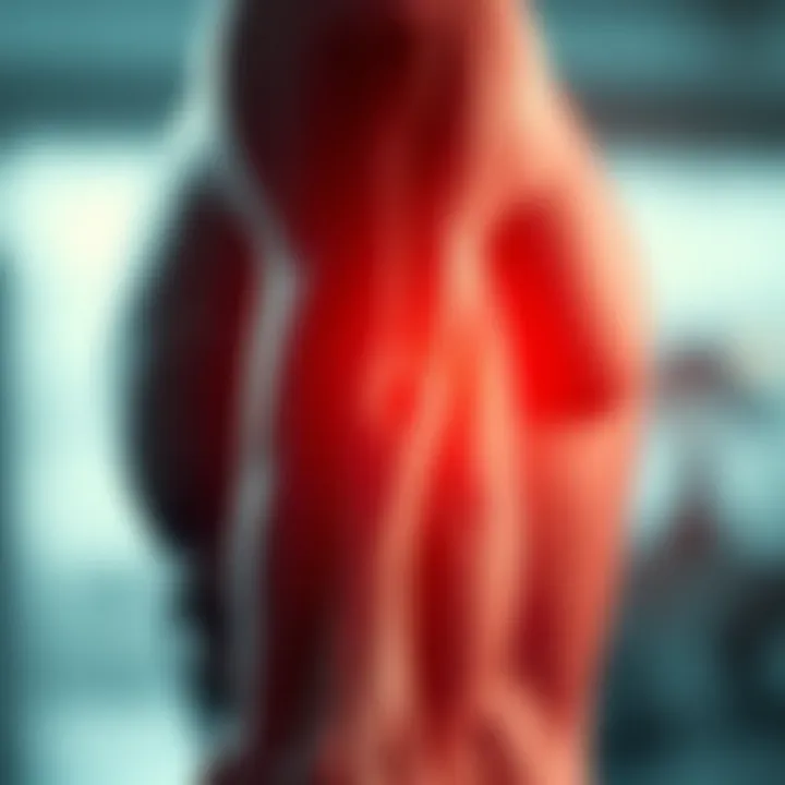 Injury Mechanisms of the Biceps Tendon Diagram showing injury mechanisms of the biceps tendon