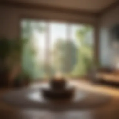 Meditative space enhancing mindfulness