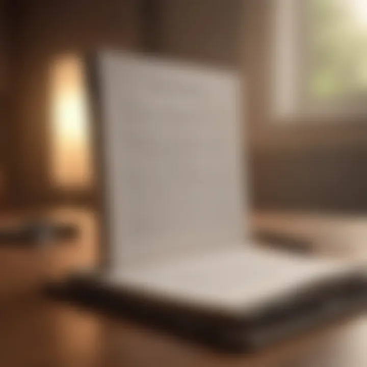 Journal and pen for self-reflection