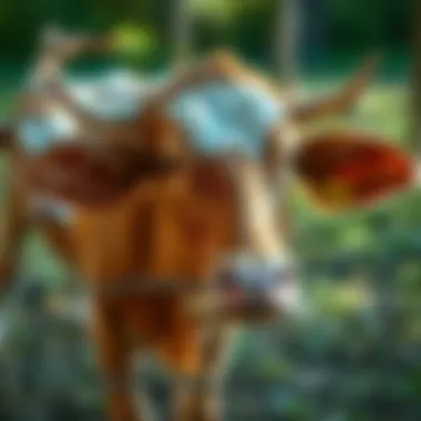 Nutritional feed for boosting cattle immunity against warts