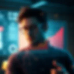 Graph illustrating mental health trends