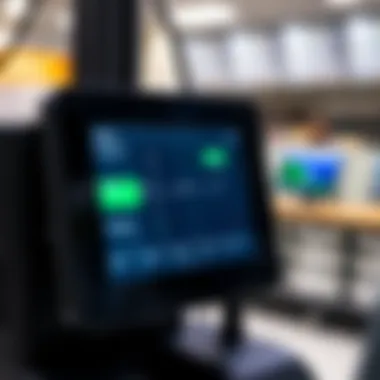 Navigating the User Interface of Tecan Evo150 Tecan Evo150 user interface displaying workflow