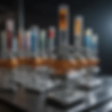 Different types of test tube rotators showcasing design variations
