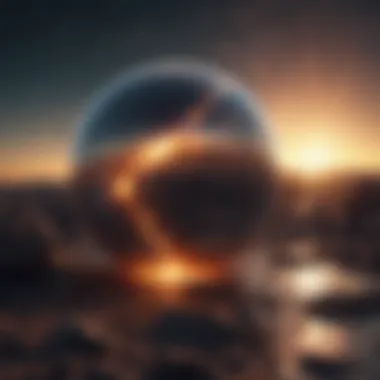 Cosmic Events: The Unseen Threats from Space A cosmic view illustrating potential cosmic events affecting Earth