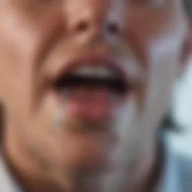 Visual representation of clinical settings using saliva tests