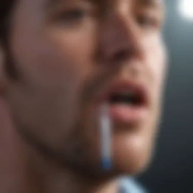 Illustration of public health implications of saliva testing