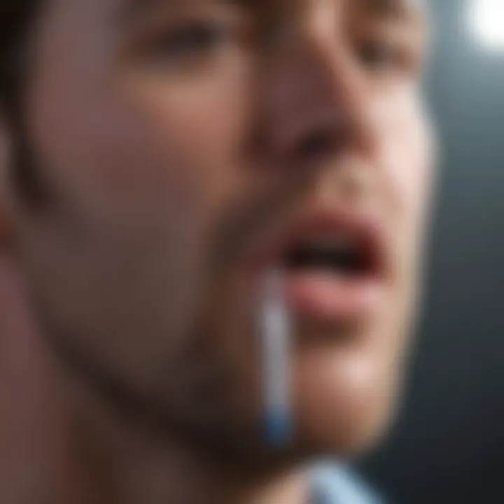 Illustration of public health implications of saliva testing
