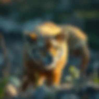 Endangered species in altered habitat