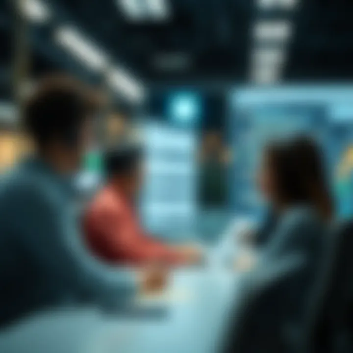 Customer support chat interface