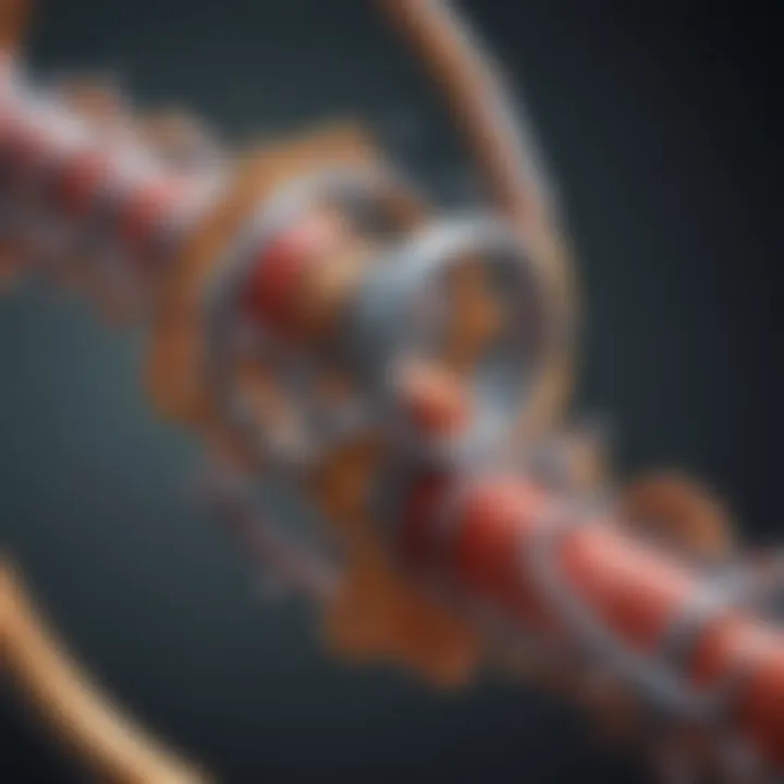 Illustration of semaglutide's mechanism of action in the body