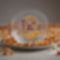 A detailed plate showcasing high potassium foods that can affect kidney health