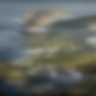 Breathtaking Coastline of the Faroe Islands Scenic view of the Faroe Islands coastline