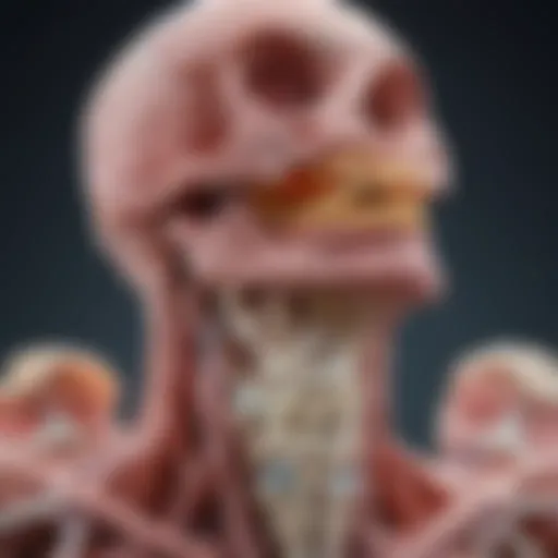 Visual representation of Hypophosphatasia pathology highlighting bone mineralization
