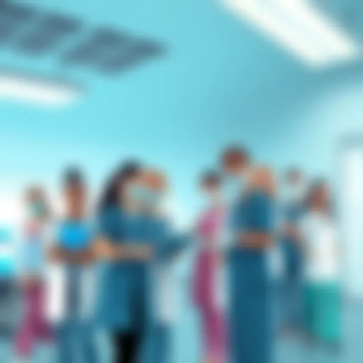 Diversity in Allied Health Professions An illustration depicting various allied health professions and their roles.