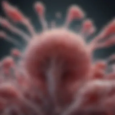The Balance of Vaginal Microbiome Illustration depicting the vaginal microbiome balance