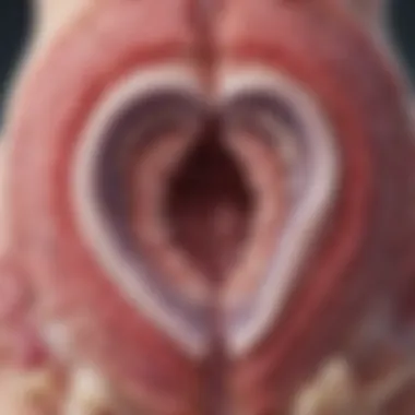 Illustration depicting the bacterial balance in the vaginal microbiome