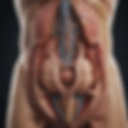 Illustration of bladder anatomy highlighting surgical areas