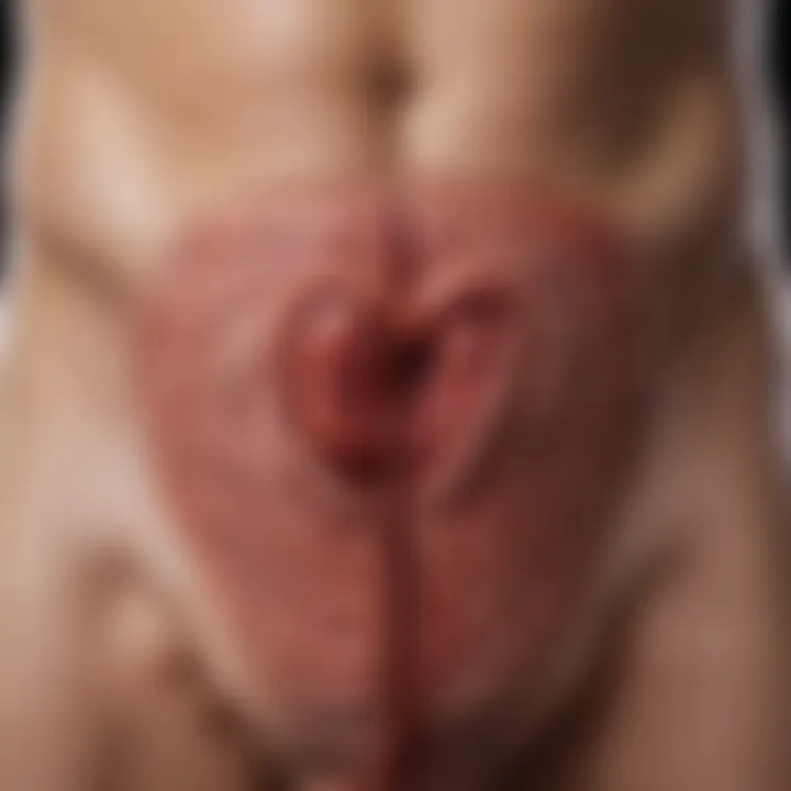 Chart displaying common symptoms associated with bladder blood clots