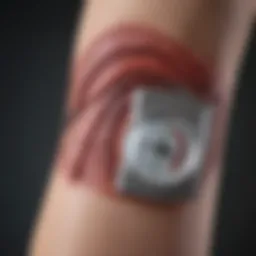 Detailed anatomy of a blood pressure cuff