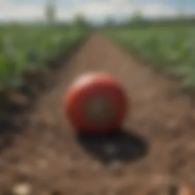 Impact of Pests on Crops Visual representation of crop damage caused by pests.