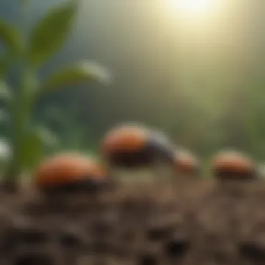 Life Cycle of Crop Pests Illustration of the life cycle of a prevalent agricultural pest.