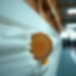 Cross-section of insulation batt showing various widths