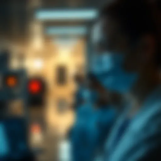 Visual representation of the connection between internal medicine and anxiety