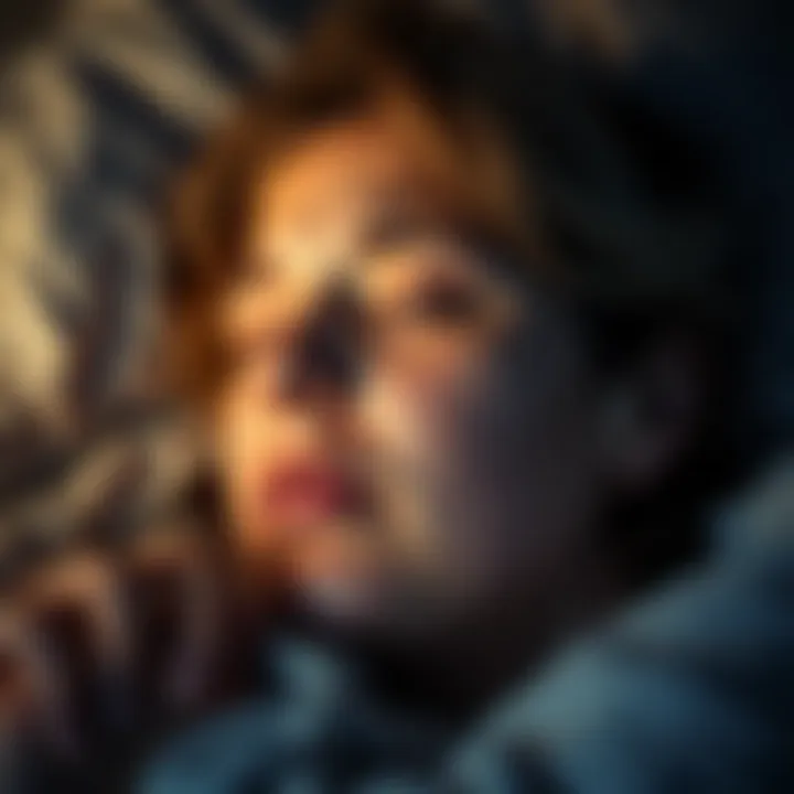 Emotional Impact of Night Sweats Conceptual image illustrating the emotional impact of night sweats on individuals