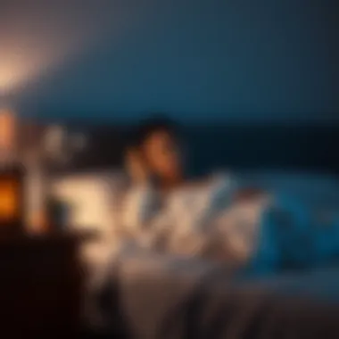 Lifestyle Adjustments for Managing Night Sweats Visual representation of lifestyle adjustments to manage night sweats