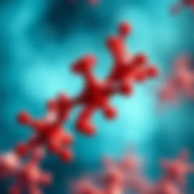 Representation of Xarelto molecule structure